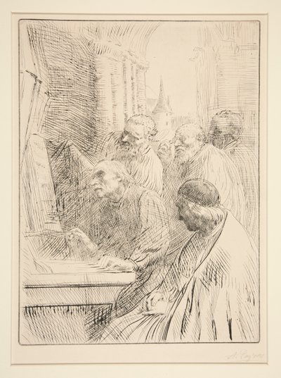 The Monks at L by Alphonse Legros