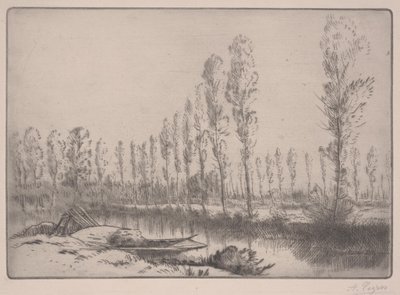 The Peat Bogs: Near Amiens by Alphonse Legros