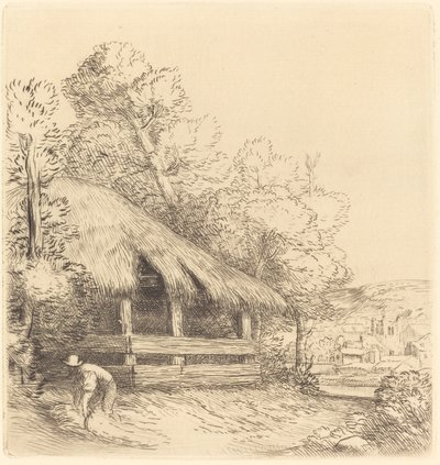 Little Shelter by Alphonse Legros