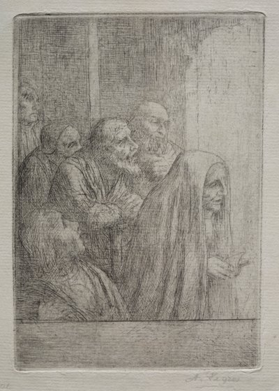 Midnight Mass by Alphonse Legros