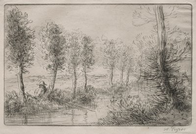 Near the Mill by Alphonse Legros