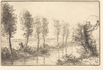 Near the Mill by Alphonse Legros