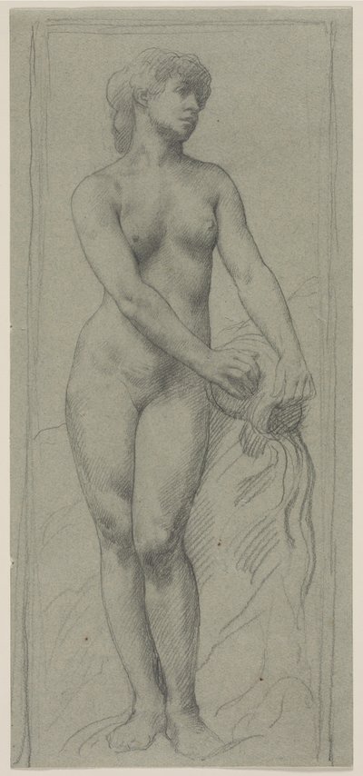 Nude Woman by Alphonse Legros