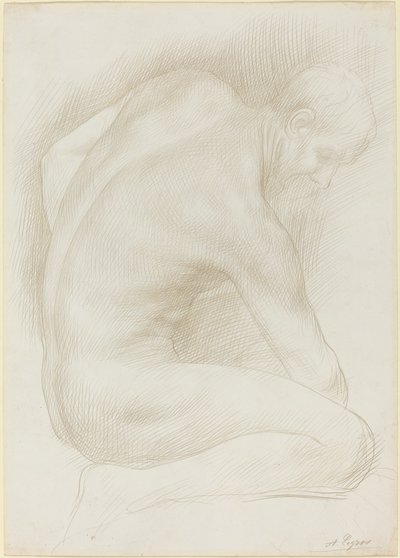 Old Man by Alphonse Legros