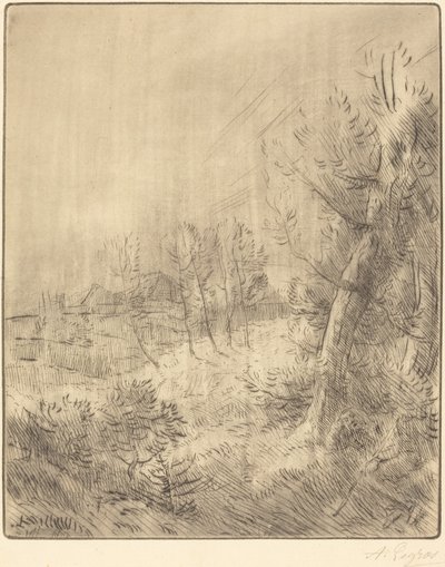 Old Village by Alphonse Legros