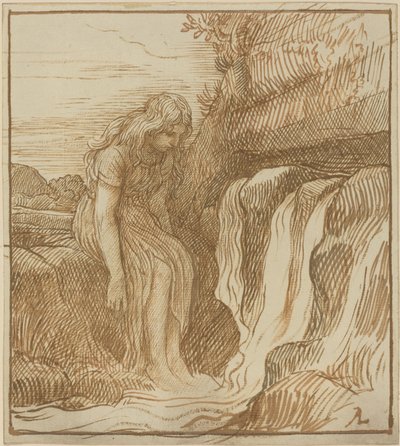 Peasant at the Source by Alphonse Legros