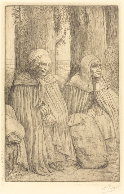 Peasants by Alphonse Legros