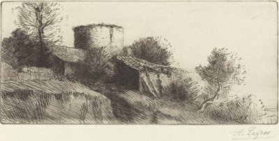 Pigeon Tower by Alphonse Legros