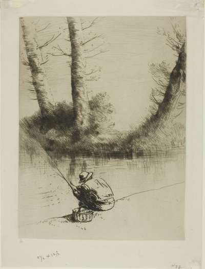Pole Fisherman by Alphonse Legros