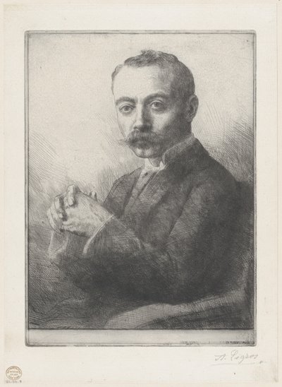 Portrait of Edward D. Adams by Alphonse Legros