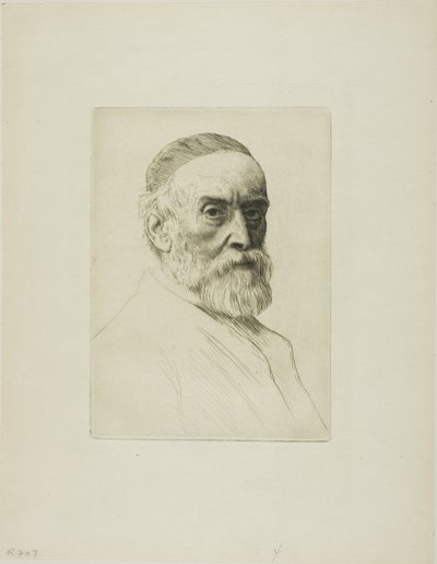 Portrait of G. F. Watts, R.A. by Alphonse Legros