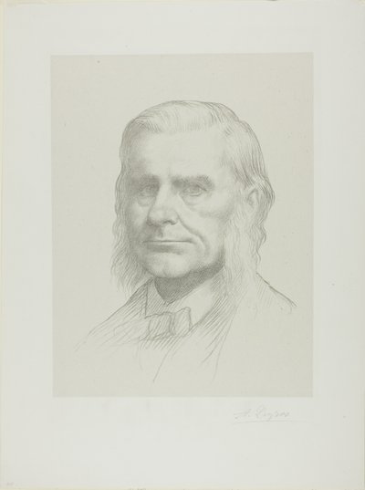 Portrait of Professor Huxley by Alphonse Legros