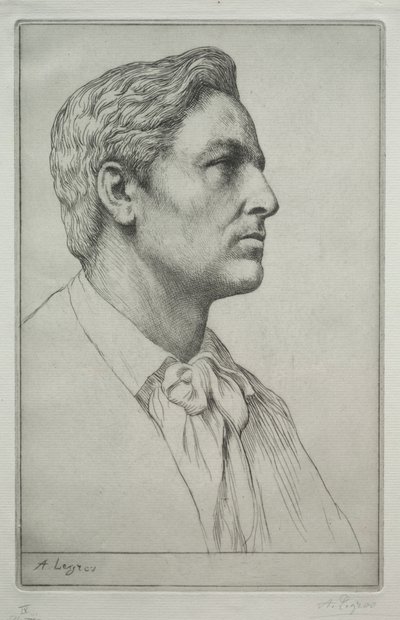 Portrait of Sir Charles Holroyd by Alphonse Legros