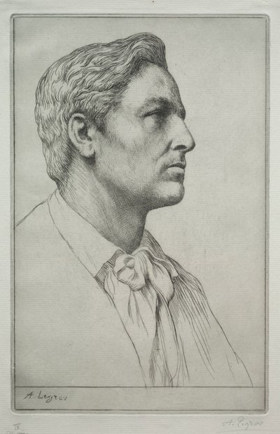 Portrait of Sir Charles Holroyd by Alphonse Legros