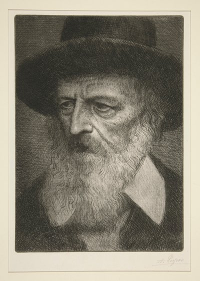 Portrait of Tennyson by Alphonse Legros