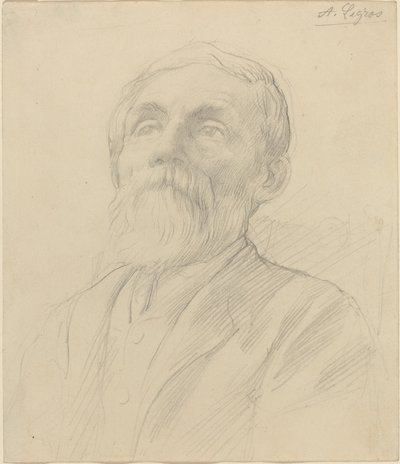 Portrait of an Old Man by Alphonse Legros