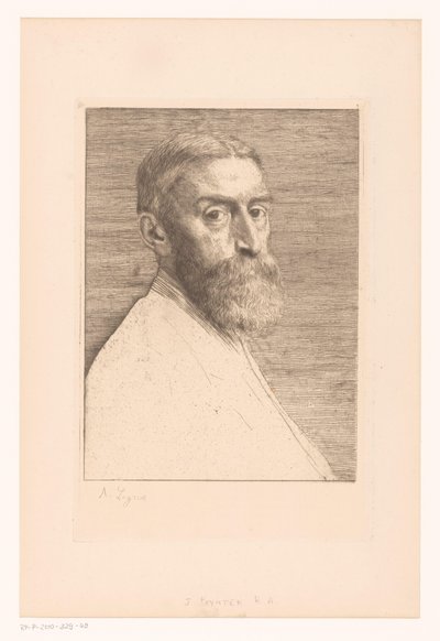 Portrait of Edward Poynter by Alphonse Legros