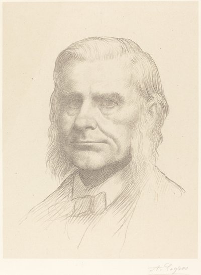 Professor Huxley, 2nd Plate by Alphonse Legros