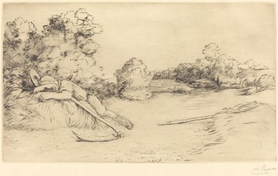 Siesta of a Harvester by Alphonse Legros