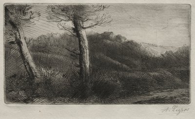 Sunset by Alphonse Legros