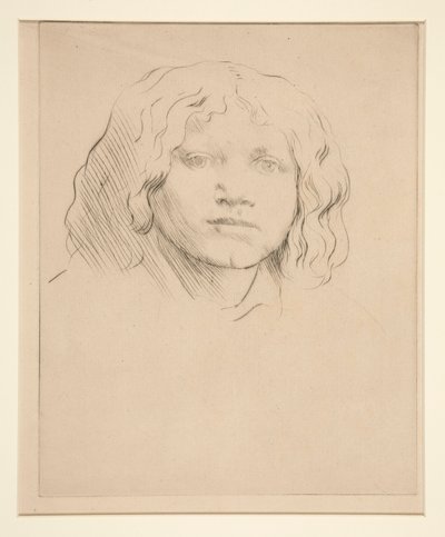 Head of by Alphonse Legros