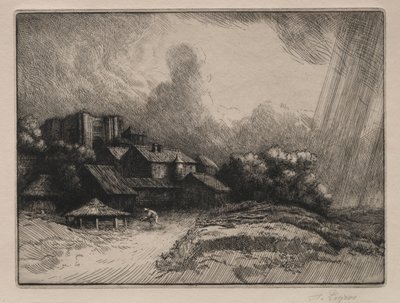 The Abbey Farm by Alphonse Legros