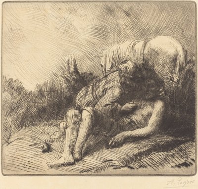 The Good Samaritan by Alphonse Legros