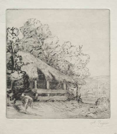 The Little Shed by Alphonse Legros