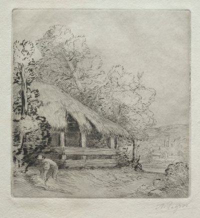 The Little Shed by Alphonse Legros