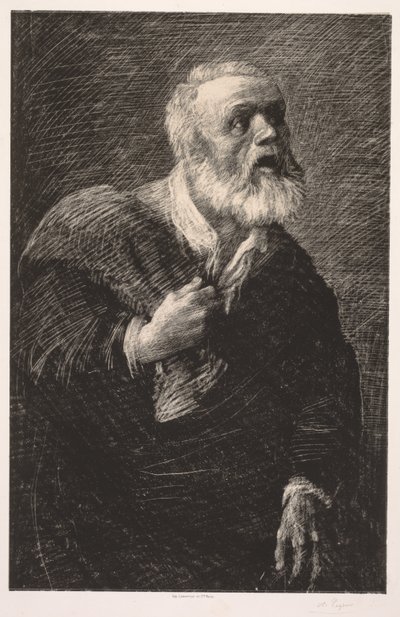 The Night Crier by Alphonse Legros