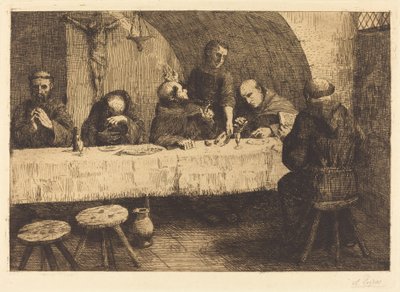 The Refectory by Alphonse Legros