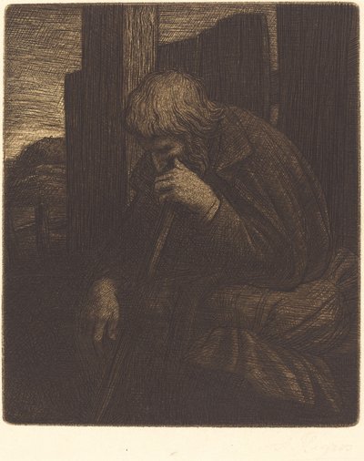 Thinker by Alphonse Legros