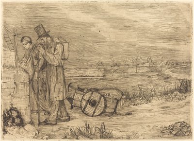 Vagabonds of Montrouge by Alphonse Legros