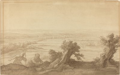 View over Flat Country by Alphonse Legros