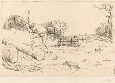 Woodcutter by Alphonse Legros