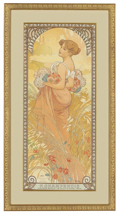 Four Seasons: Summer by Alphonse Mucha
