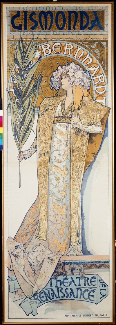 Gismonda, Theatre de la Renaissance by Alphonse Mucha
