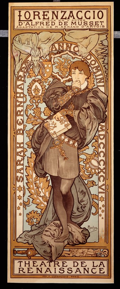 Lorenzaccio by Alphonse Mucha
