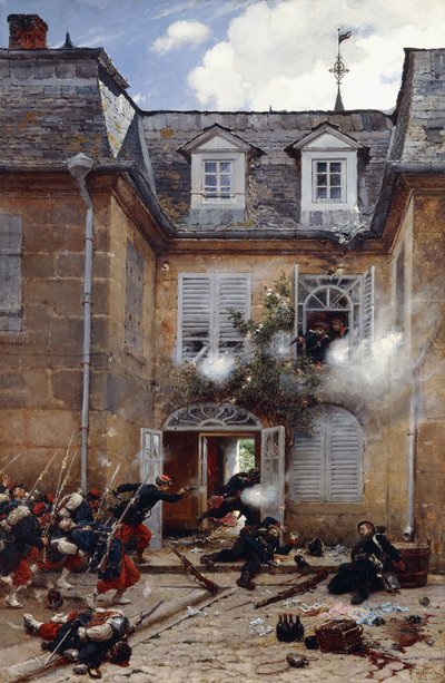 A Surprise Attack, Metz by Alphonse Marie de Neuville