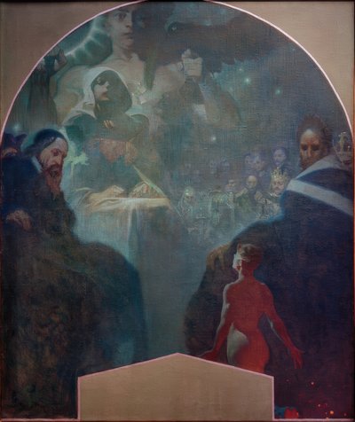 The Sacrifice by Alphonse Mucha