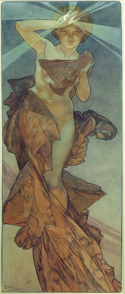 The Morning Star by Alphonse Mucha