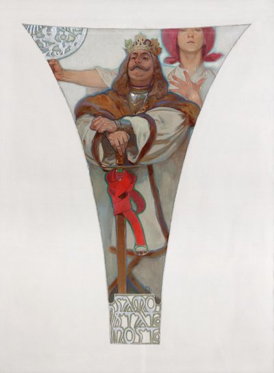 George of Podebrady, 1911 by Alphonse Mucha
