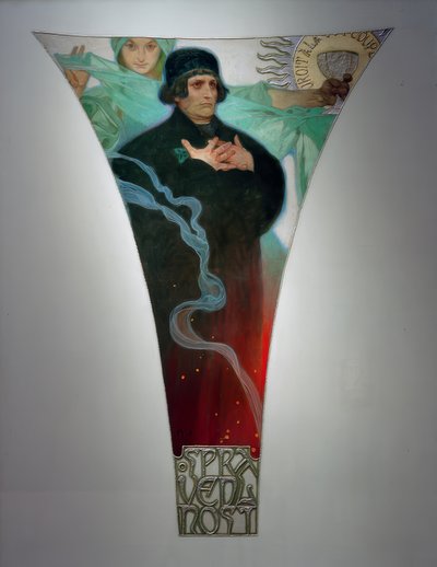 Justice – Master Jan Hus by Alphonse Mucha