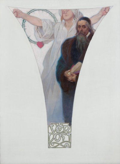 John Amos Comenius by Alphonse Mucha