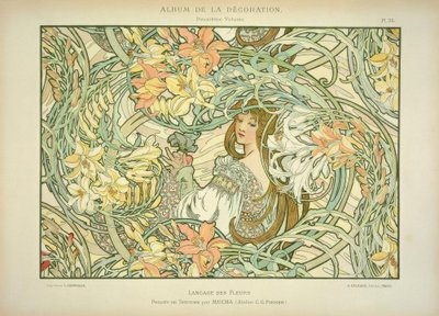 Lily by Alphonse Mucha