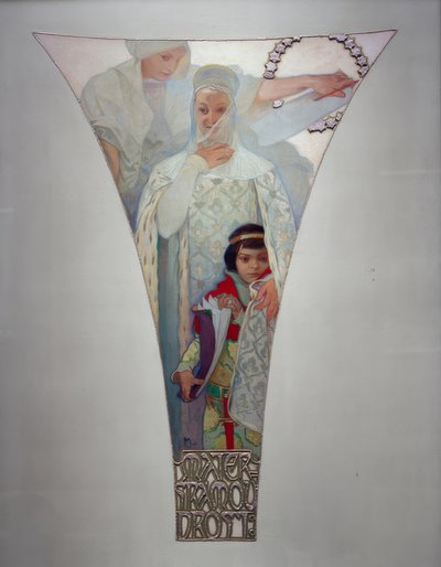 Maternal Wisdom – Eliska Premyslovna by Alphonse Mucha