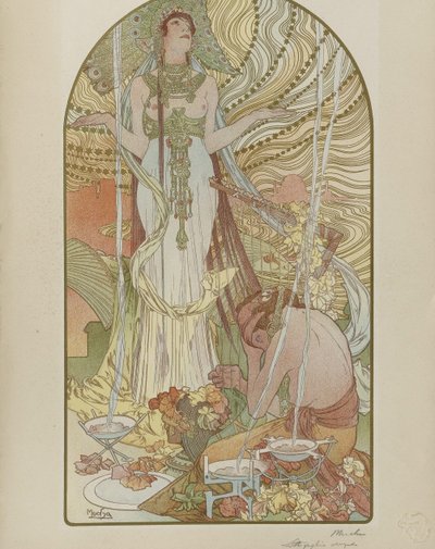 Salammbô by Alphonse Mucha