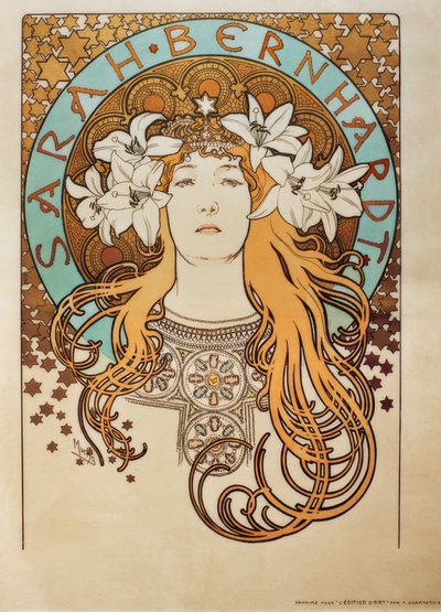 Sarah Bernhardt by Alphonse Mucha