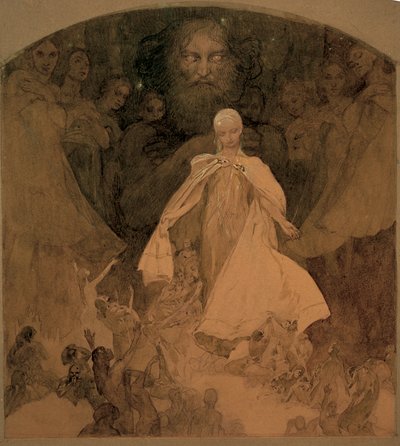 Study for The Age of Wisdom by Alphonse Mucha
