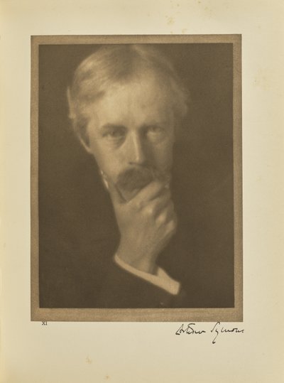 Arthur Symons by Alvin Langdon Coburn